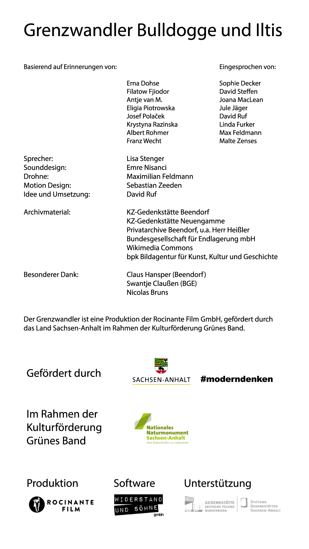 Credits Bulldogge & Iltis