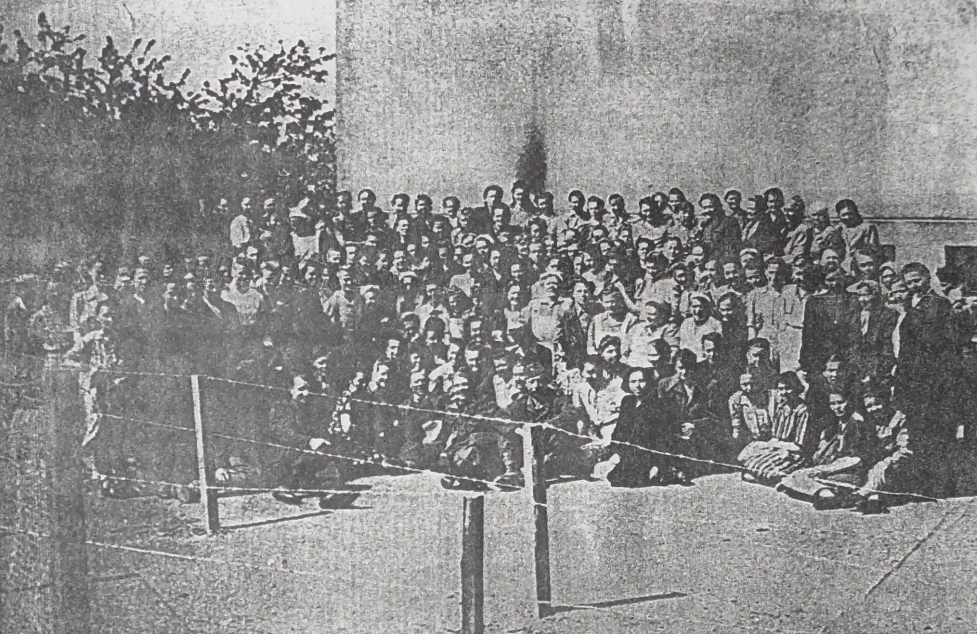 Karte mit Route des Evakuierungstransports