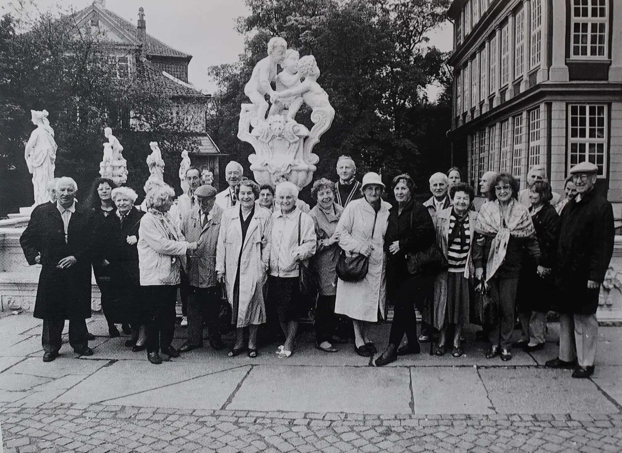 Karte mit Route des Evakuierungstransports